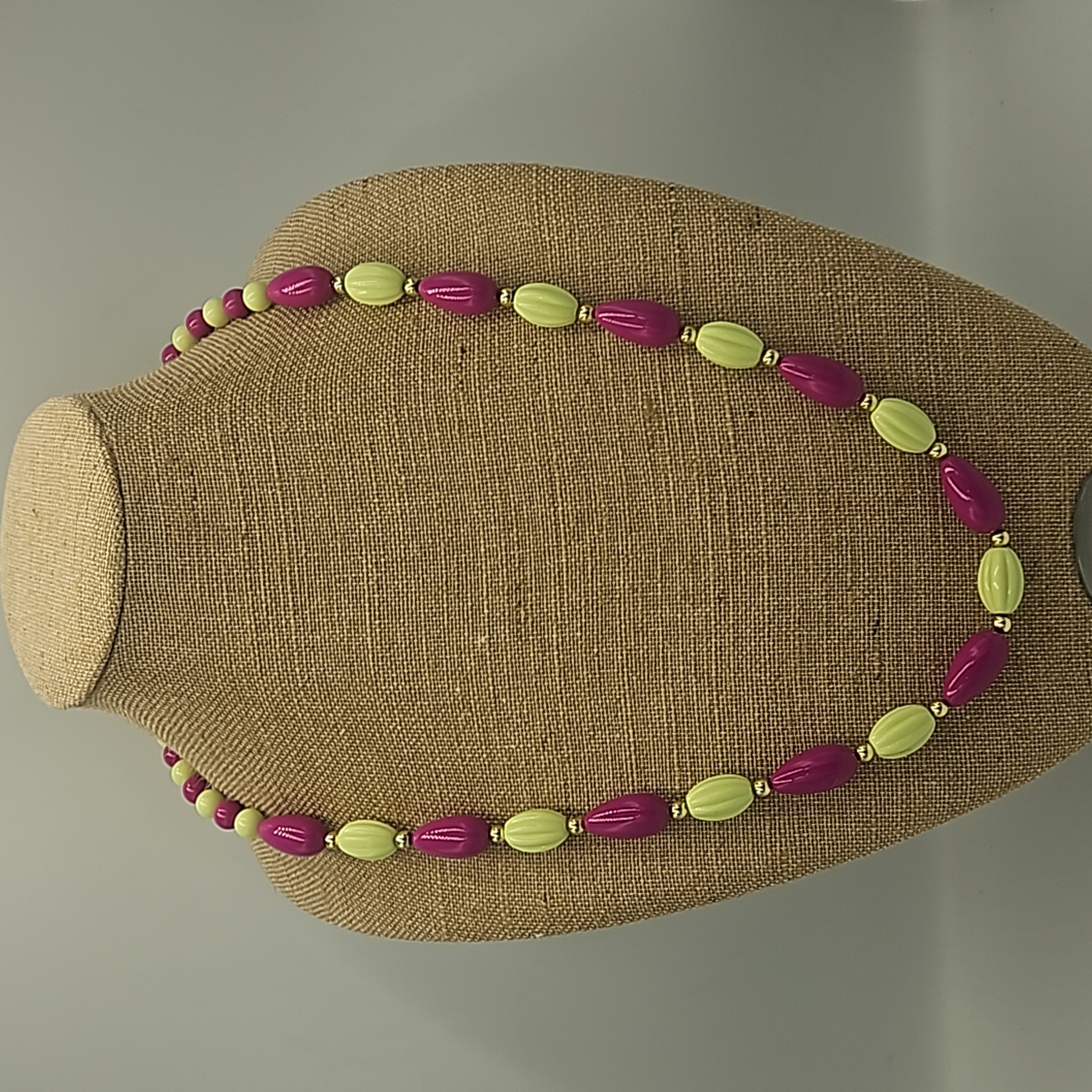Joan Rivers Green & Purple Necklace